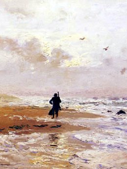 Skagen strand Grenen, 1889, Thorvald Niss, Public domain, via Wikimedia Commons